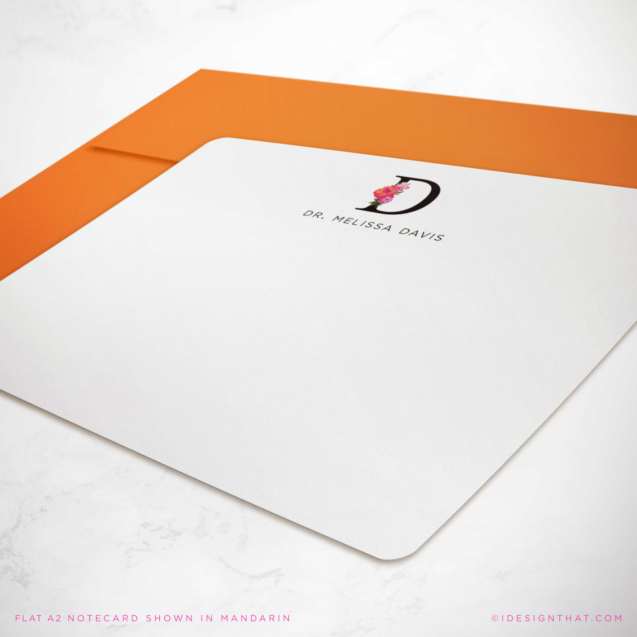 Stationery Set for Women with Monogrammed Notes